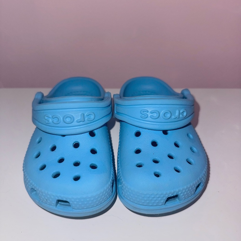 CROCS Kids' Classic Clog in Light Blue